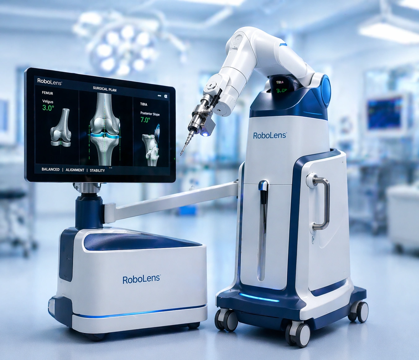 What is AI-Powered Robolens 3D Knee Resurfacing